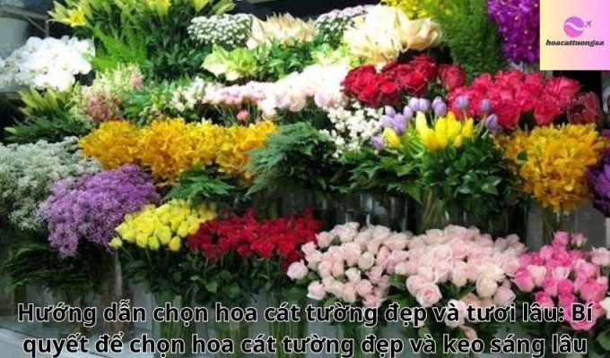 Hướng dẫn chọn hoa cát tường đẹp và tươi lâu: Bí quyết để chọn hoa cát tường đẹp và keo sáng lâu